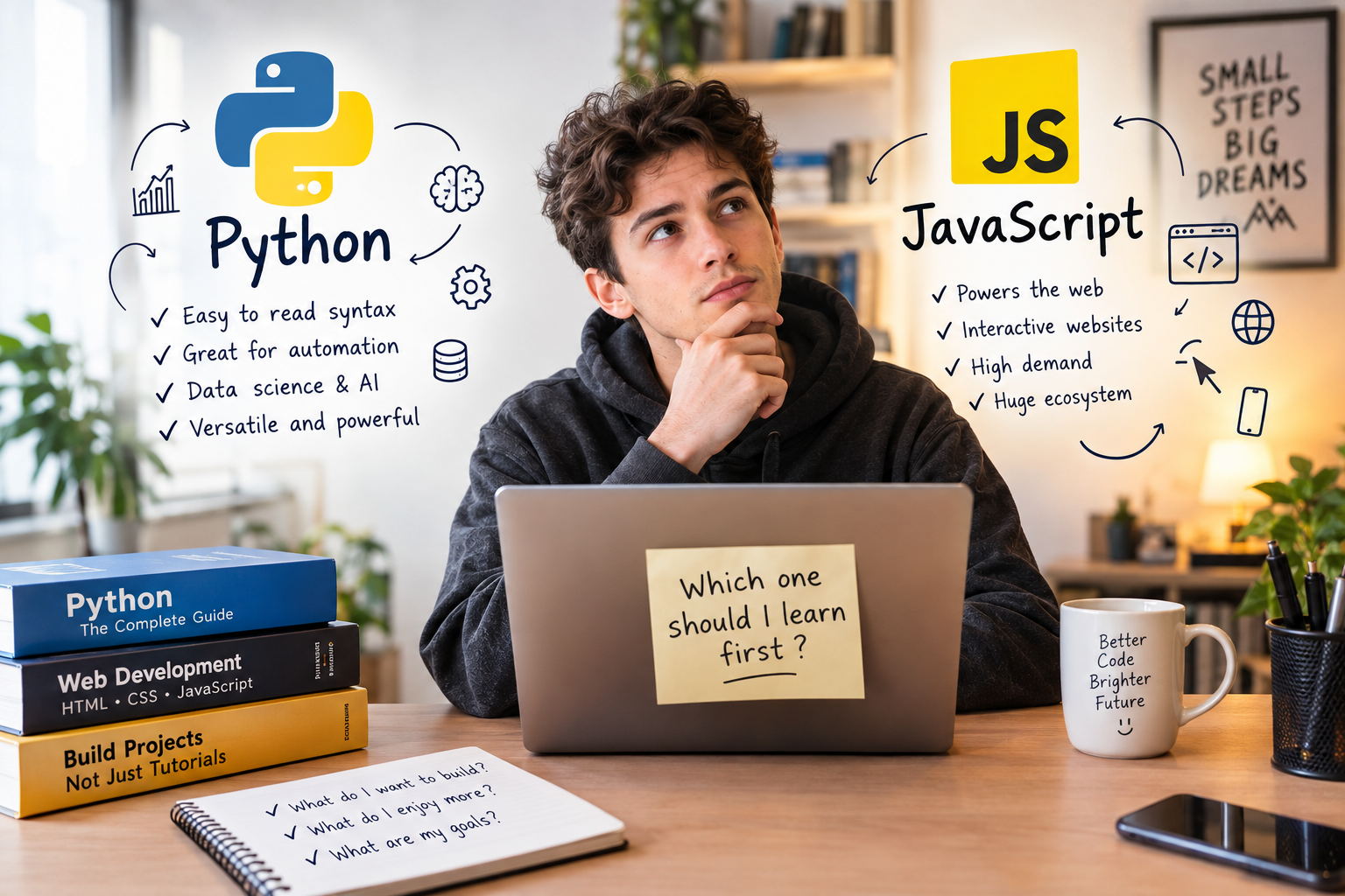 Python vs JavaScript: Which Programming Language Should a Beginner Learn First?