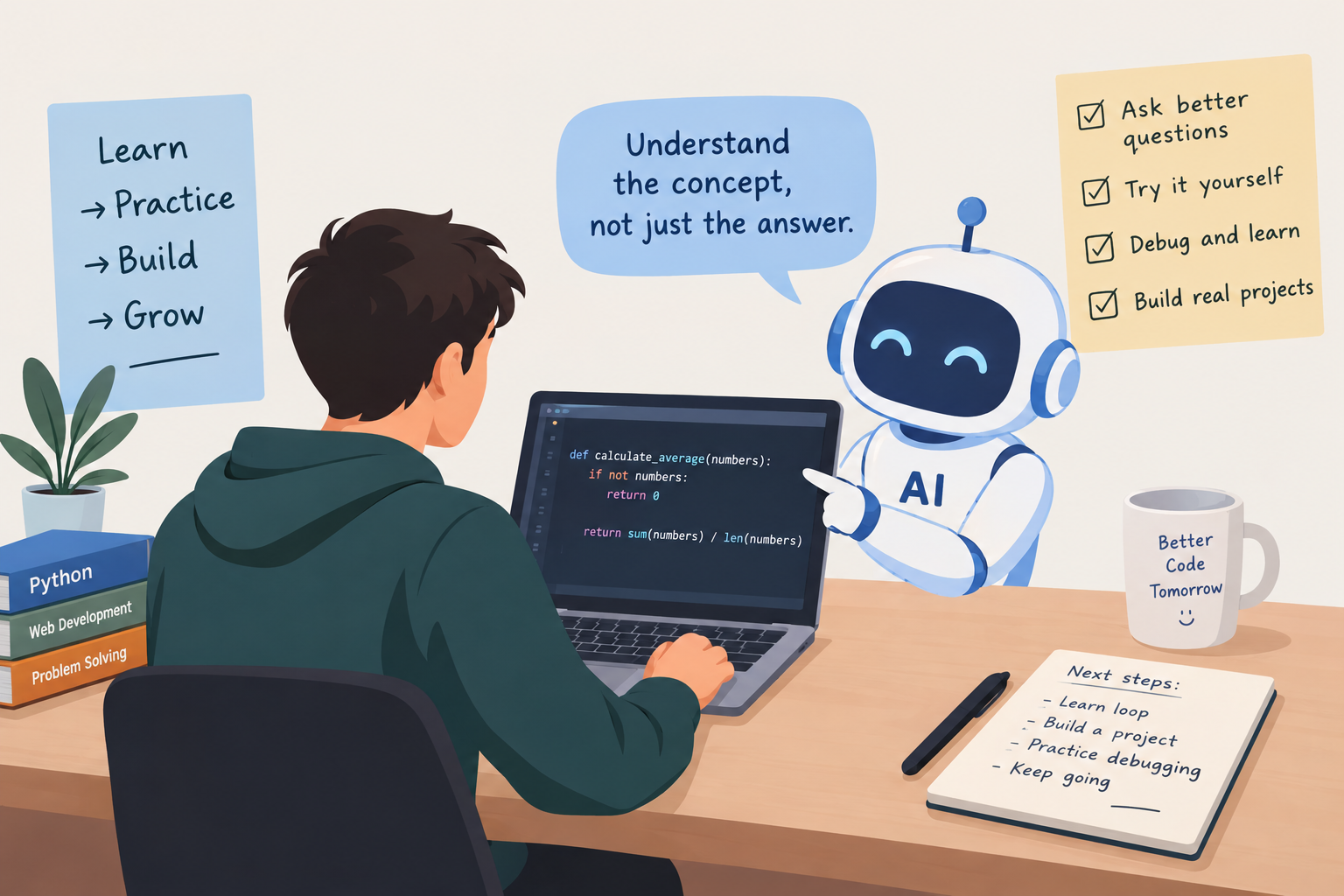How to Use AI to Learn Programming Without Becoming Dependent on It
